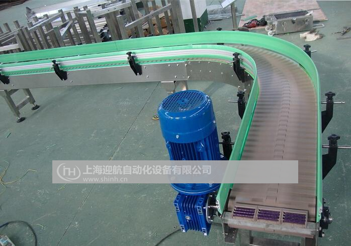 90度轉(zhuǎn)彎鏈板輸送機(jī)